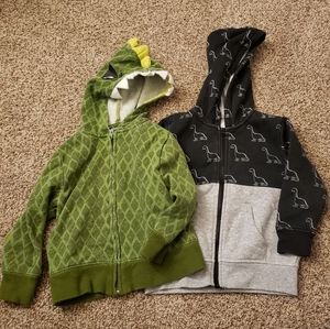 Bundle of zip up hoodies